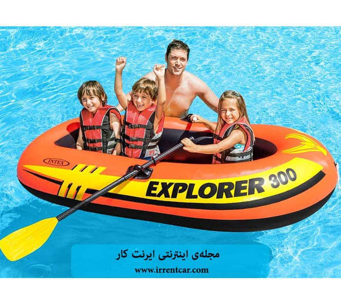 قایق بادی اینتکس مدل Explorer 300 | بهترین مارک قایق بادی سه نفره